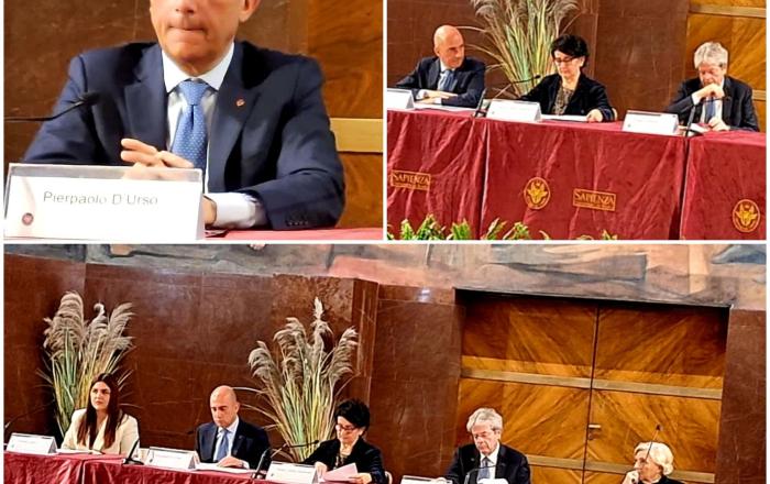 Il Preside alla cerimonia dei 100 anni della Facoltà 